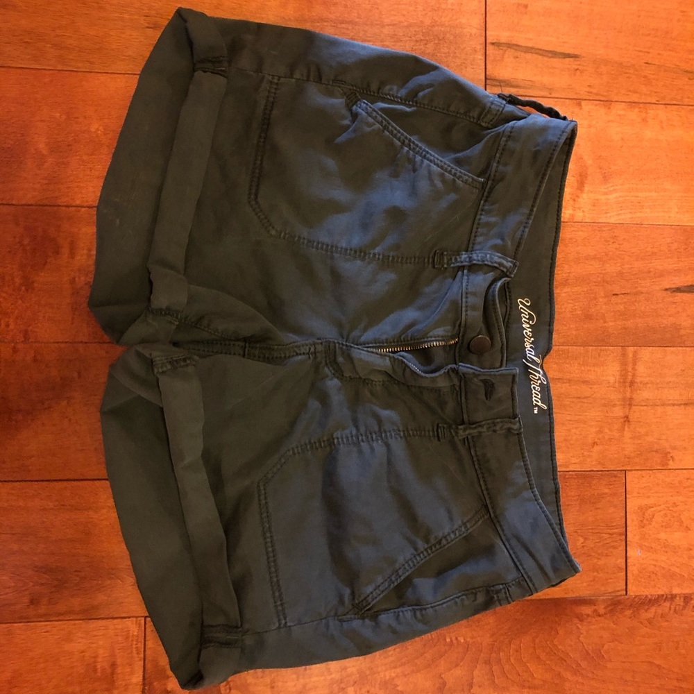 Green shorts